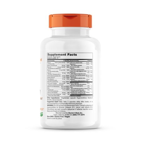 Doctor's Best Multi-Vitamin with Vitashine D3 and Quatrefolic, 90 VCapsules