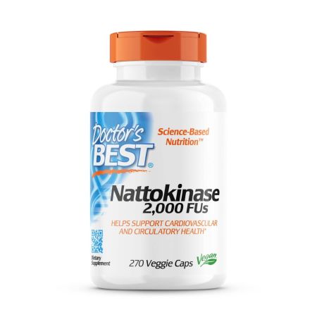 Doctor's Best Nattokinase 2,000 FUs,  270 VCapsules