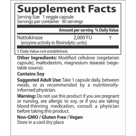 Doctor's Best Nattokinase 2,000FUs,  90 VCapsules