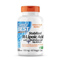 Doctor's Best Stabilized R-Lipoic Acid with BioEnhanced Na-RALA 100mg,  60 VCapsules