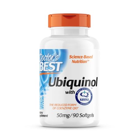 Doctor's Best Ubiquinol with Kaneka 50mg, 90 Softgels