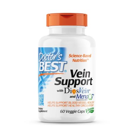 Doctor's Best Vein Support with DiosVein and MenaQ7,  60 VCapsules