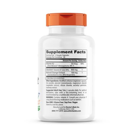 Doctor's Best Vein Support with DiosVein and MenaQ7,  60 VCapsules