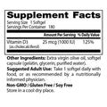 Doctor's Best Vitamin D3 25mcg (1,000 IU), 180 Softgels