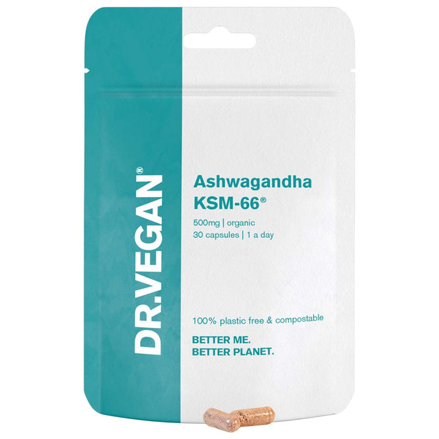 Dr Vegan Ashwagandha KSM-66,  30 Capsules