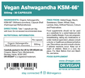 Dr Vegan Ashwagandha KSM-66,  30 Capsules