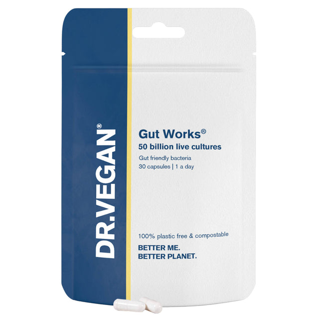 Dr Vegan Gut Works,  30 Capsules