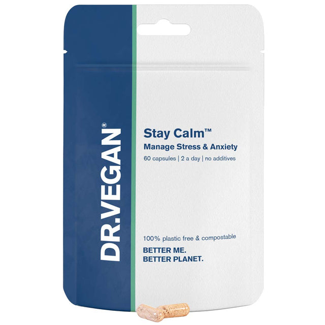 Dr Vegan Stay Calm,  60 Capsules
