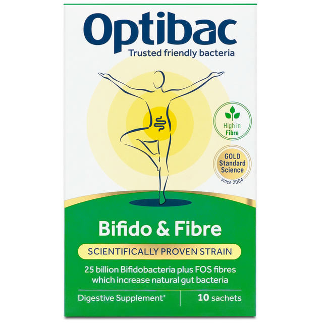 Optibac Probiotics Bifido & Fibre, 10 Sachets