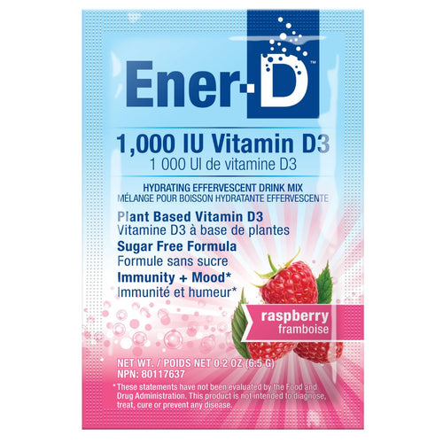 Ener-D Raspberry Sugar Free , 24 Sachets