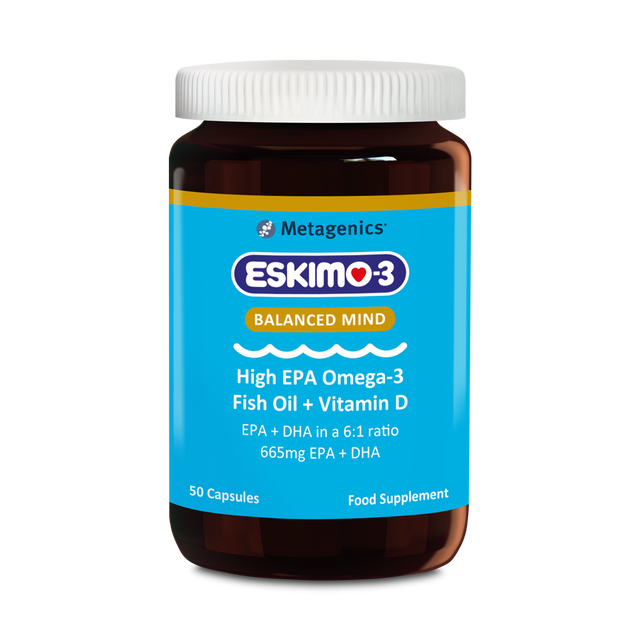 Metagenics Eskimo Balanced Mind 50 Capsules