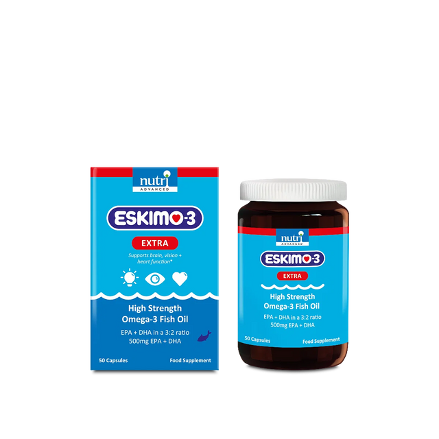 Eskimo Extra - High Strength Omega-3 Fish Oil, 50 Capsules