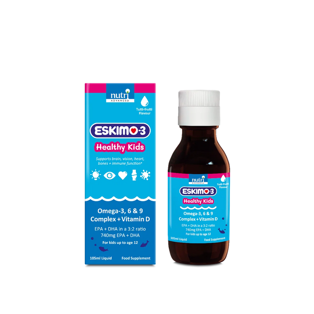 Eskimo-3 Fish Oil Liquid- Tutti Frutti, 105ml