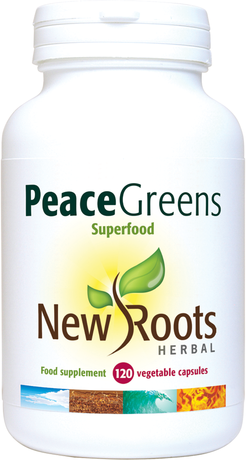 New Roots Herbal Peace Greens,  120 Capsules