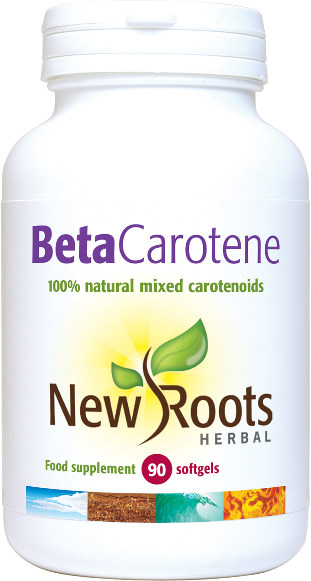 New Roots Herbal Beta Carotene,  90 Softgels