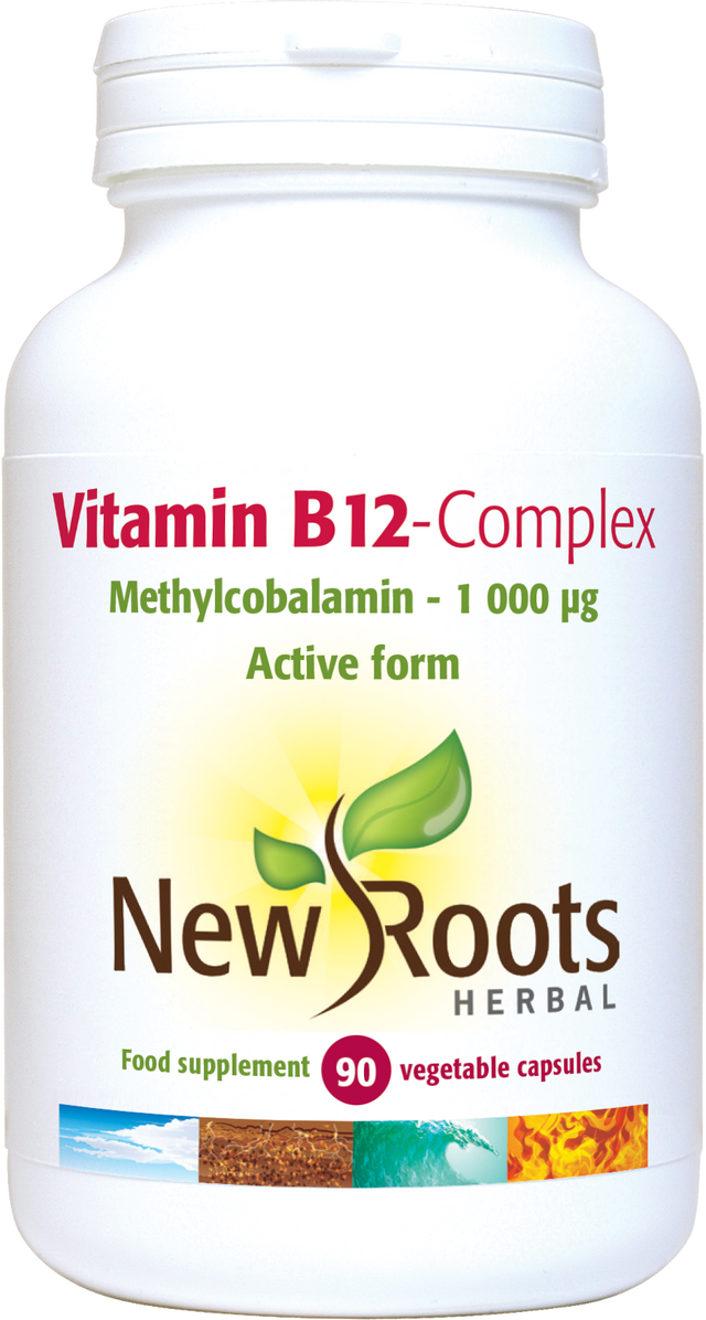 New Roots Herbal Vitamin B12 Complex,  90 Capsules