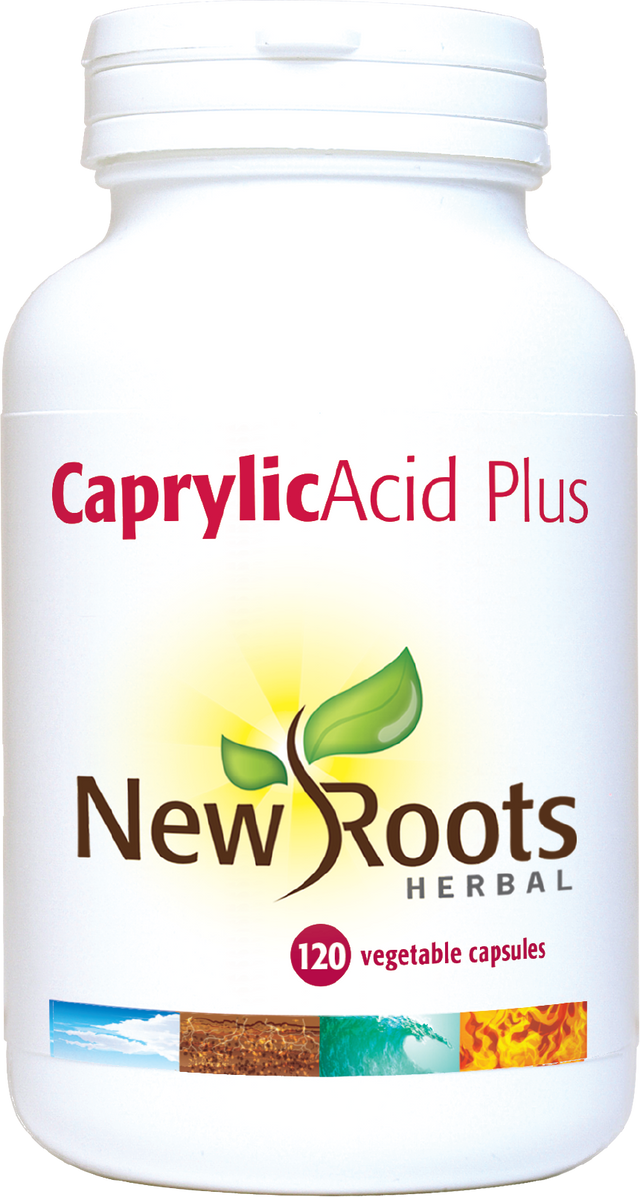 New Roots Herbal Caprylic Acid Plus,  120 Capsules