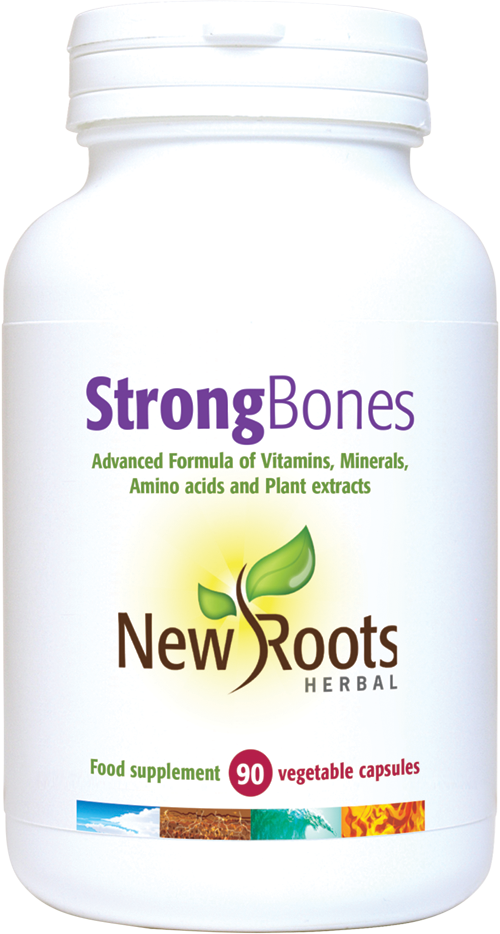 New Roots Herbal Strong Bones, 90 Capsules | Revital