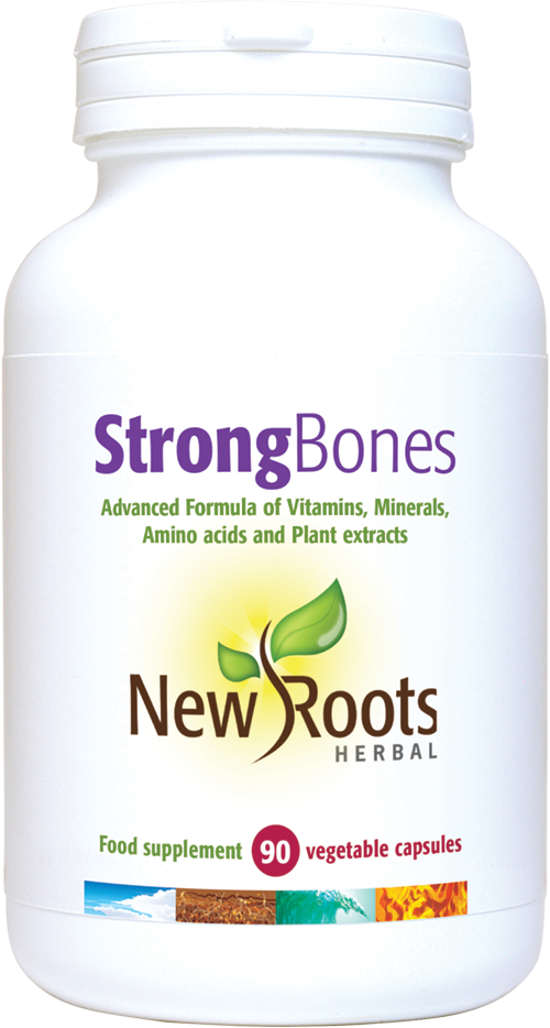 New Roots Herbal Strong Bones,  90 Capsules