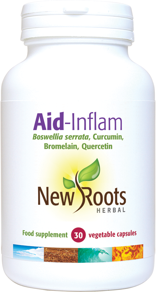 New Roots Herbal Aid-Inflam,  30 Capsules