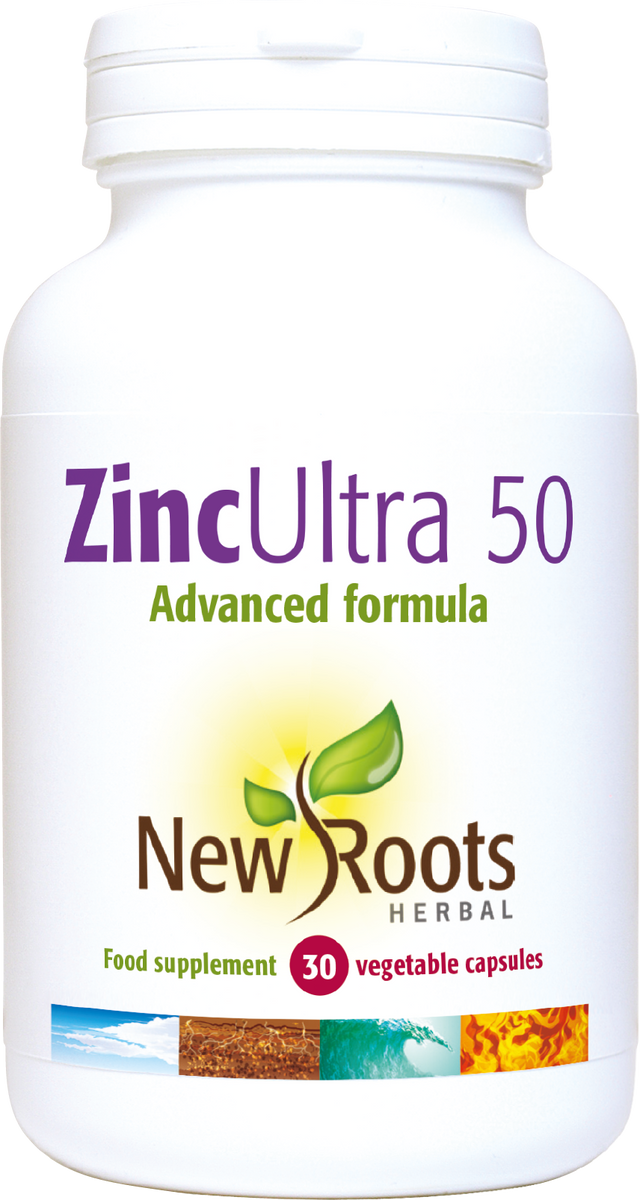 New Roots Herbal Zinc Ultra 50, 30 Capsules