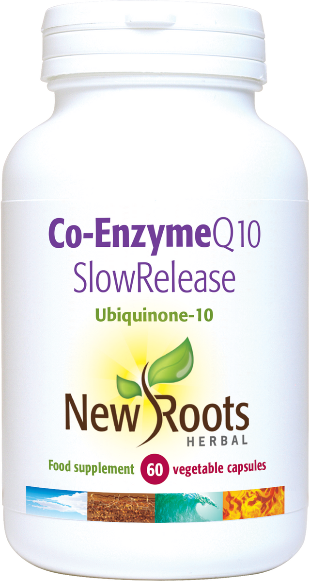 New Roots Herbal Co-Enzyme Q10 Slow-Release, 60 Capsules