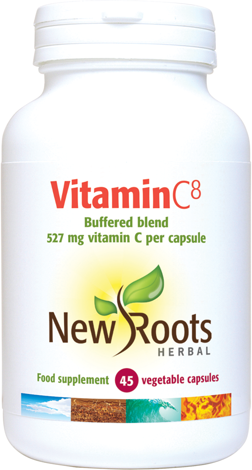 New Roots Herbal Vitamin C8,  45 Capsules