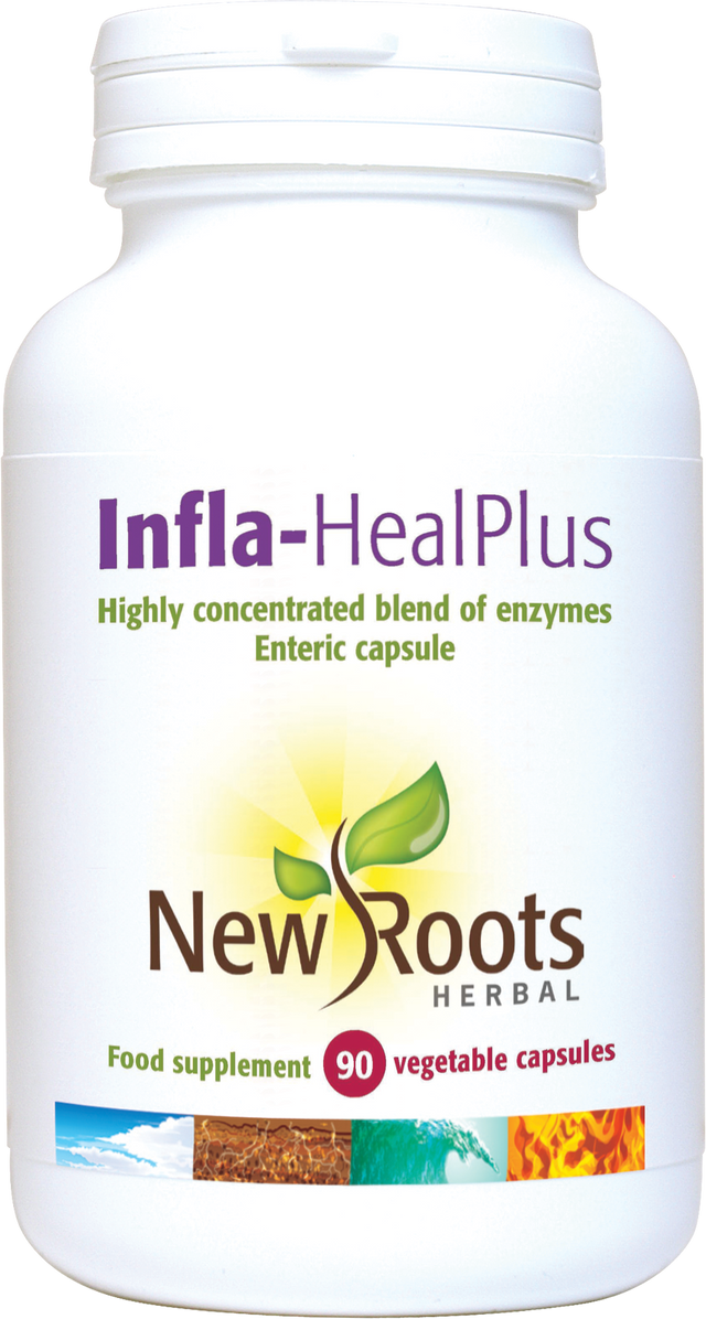 New Roots Herbal Infla-Heal Plus,  90 Capsules
