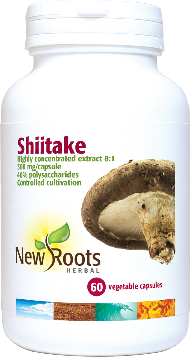 New Roots Herbal Shiitake,  60 Capsules
