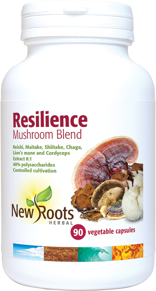 New Roots Herbal Resilience Mushroom Blend,  90 Capsules