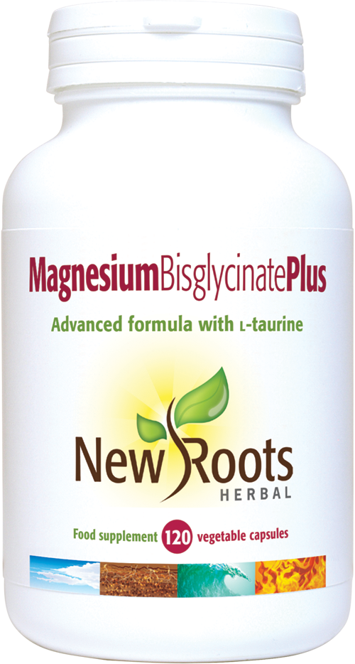 New Roots Herbal Magnesium Bisglycinate Plus,  120 Capsules