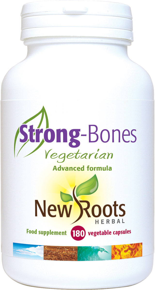 New Roots Herbal Strong Bones Vegetarian, 180 Capsules