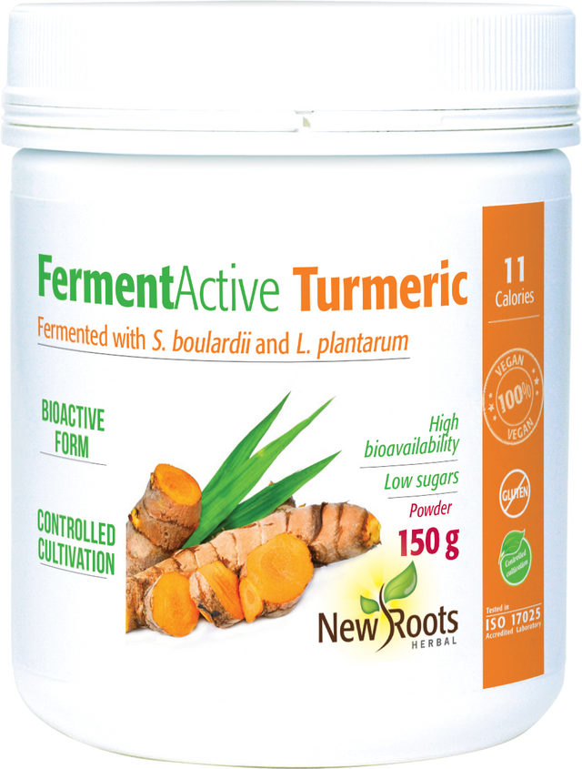 New Roots Herbal Ferment Active Turmeric Powder, 150gr