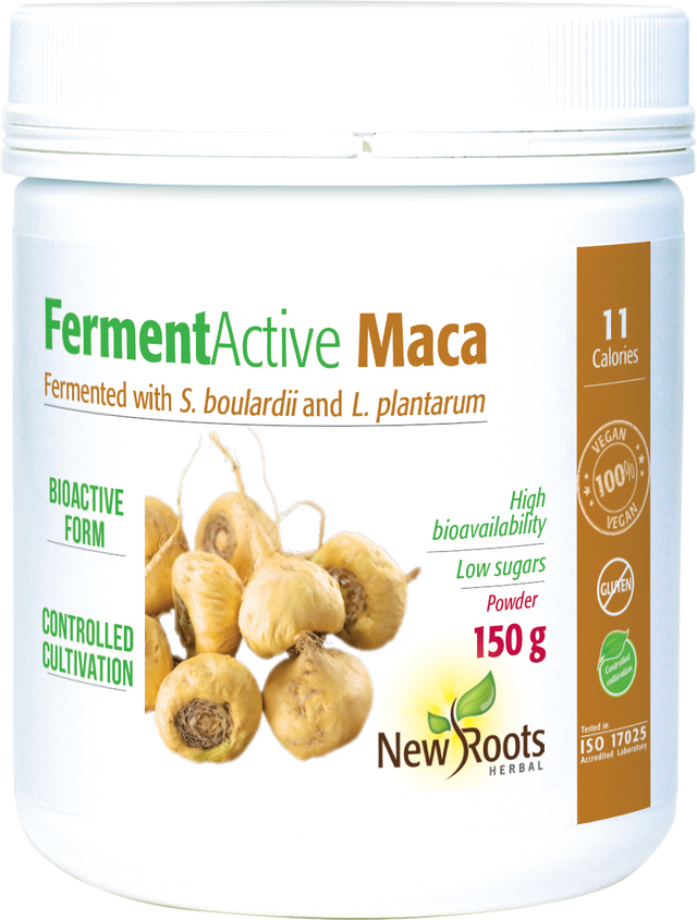 New Roots Herbal Ferment Active Maca Powder, 150gr