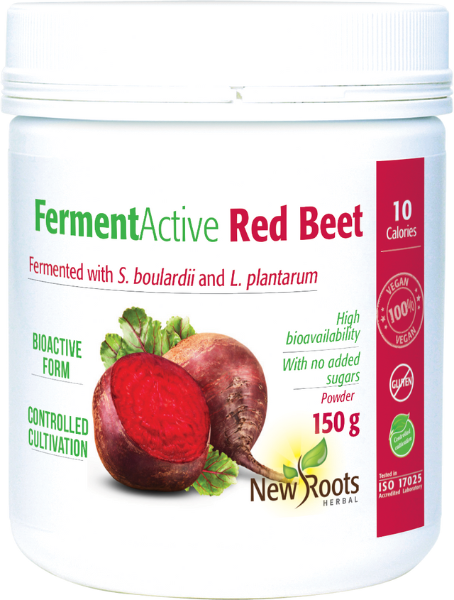New Roots Herbal Ferment Active Red Beet Powder, 150gr