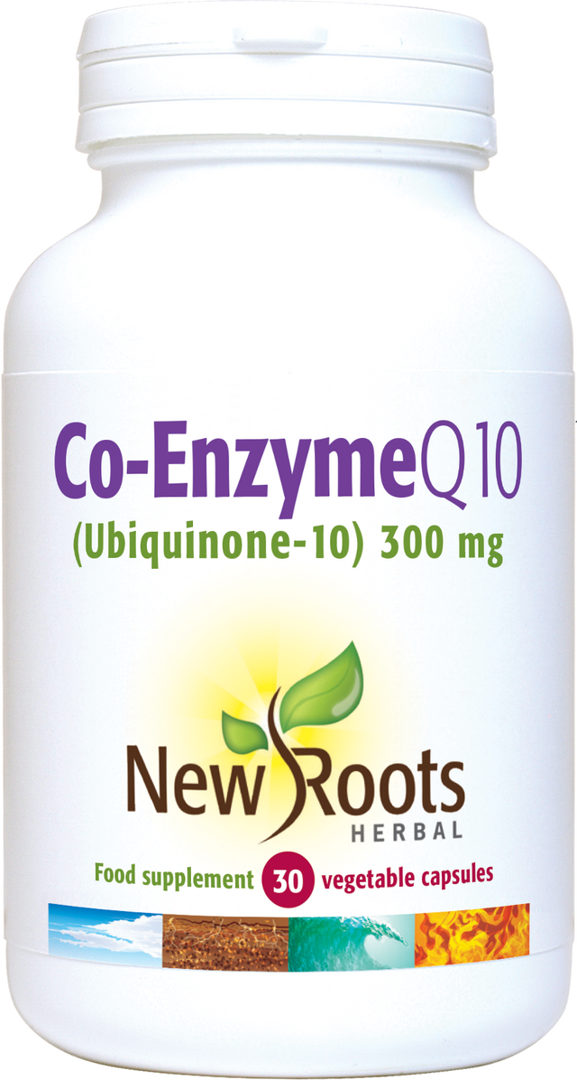 New Roots Herbal Co-Enzyme Q10 300 mg,  30 Capsules