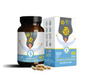 A bottle of RYM Nutrition Focus & Memory capsules showing the packaging and label