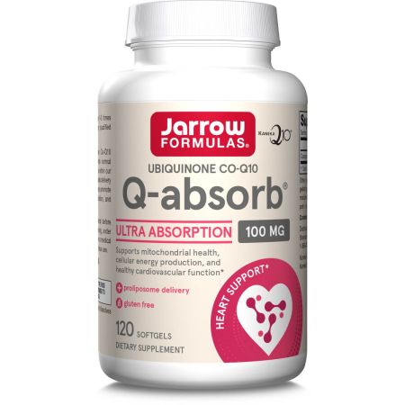 Jarrow Formulas CoQ10 Q-Absorb -100mg, 120 Softgels