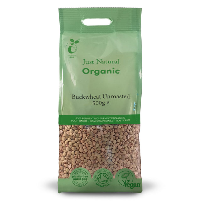 Just Natural Organic Buckwheat Unroasted, 500gr