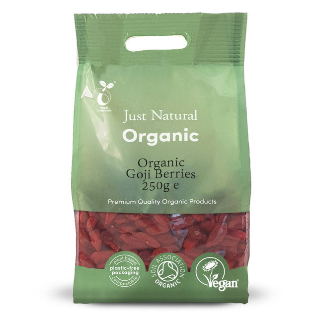Just Natural Organic Goji Berries, 250gr