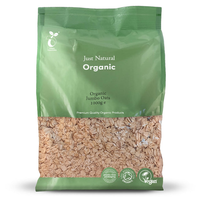 Just Natural Organic Jumbo Oats, 1000gr