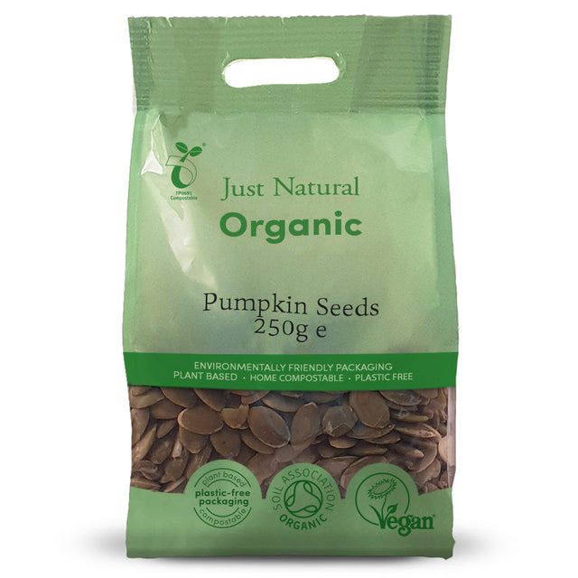 Just Natural Organic Pumpkin Seeds,  250gr