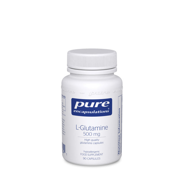 Pure Encapsulations L-Glutamine-500 mg, 90 Capsules