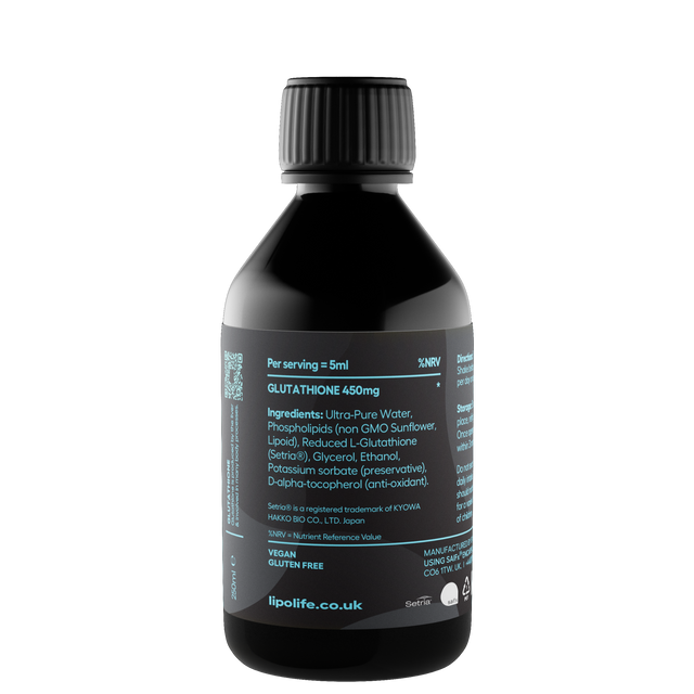 Lipolife LLG4- Liposomal Glutathione, 250ml