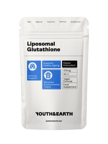 Youth & Earth Liposomal Reduced L'Glutathione Capsules,  60 Capsules