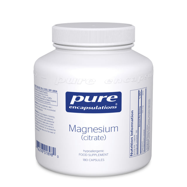 Pure Encapsulations Magnesium ( Citrate), 180 Capsules