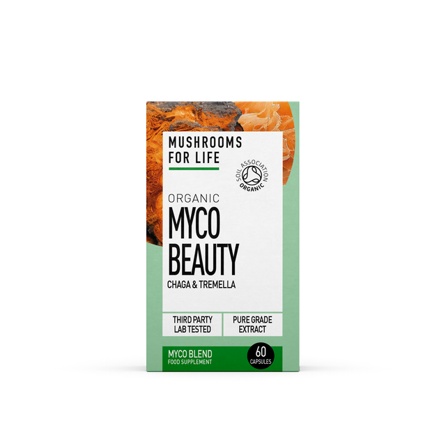 Mushrooms For Life Organic Myco Beauty Myco Blend Capsules, 60 Capsules