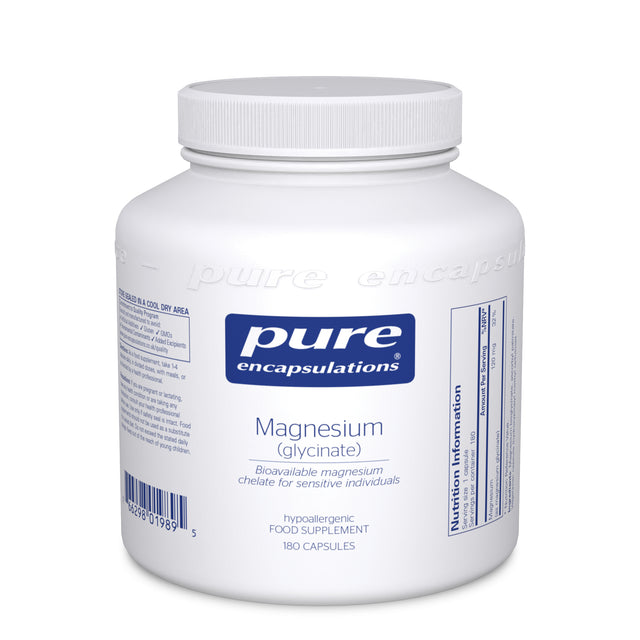 Pure Encapsulations Magnesium Glycinate, 180 Capsules