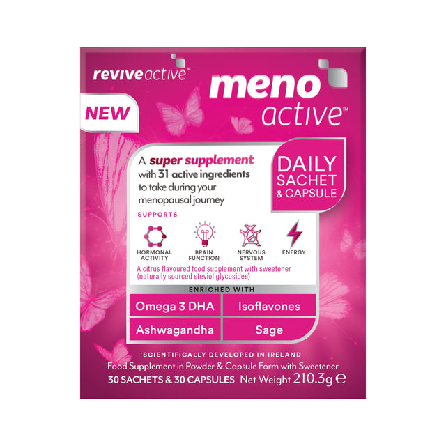 Revive Active Meno Active,  30 Sachets & 30 Capsules- 207.9gr
