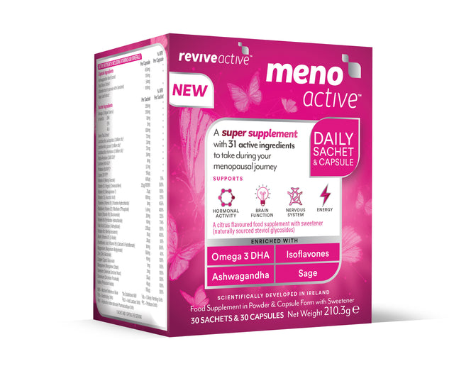 Revive Active Meno Active,  30 Sachets & 30 Capsules- 207.9gr